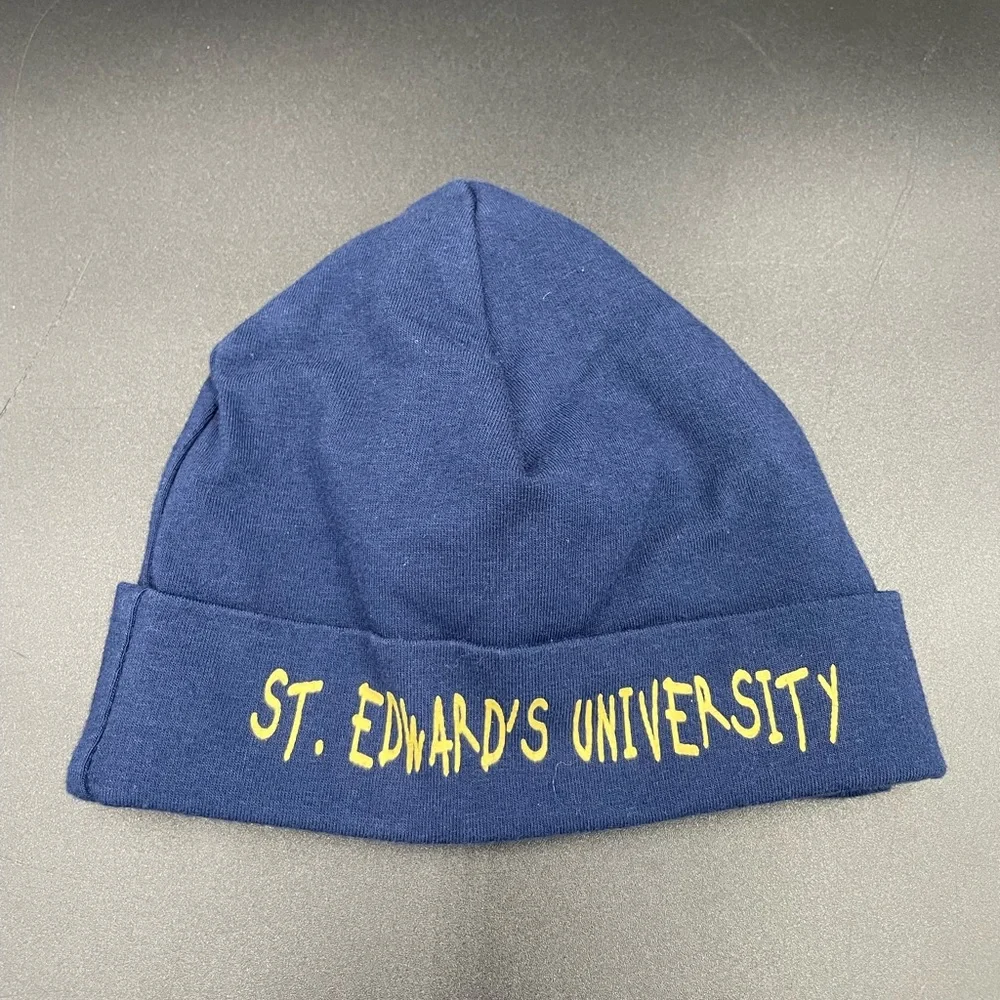 St. Edwards University baby infant OS navy blue Beanie Hat